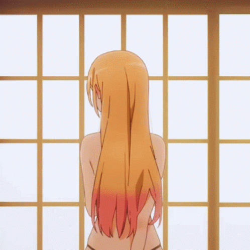 Cute Anime Girl Marine Kitagawa Blushing GIF