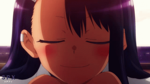 Cute Anime Girl Saying You're My Senpai GIF