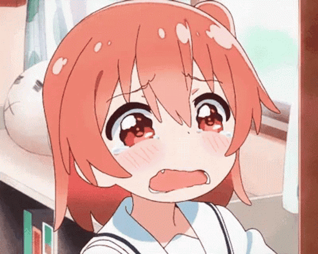 Cute Anime Hinata Hoshino Crying GIF