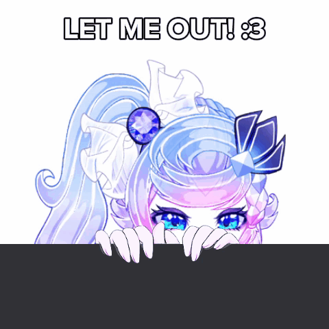Cute Anime Let Me Out GIF