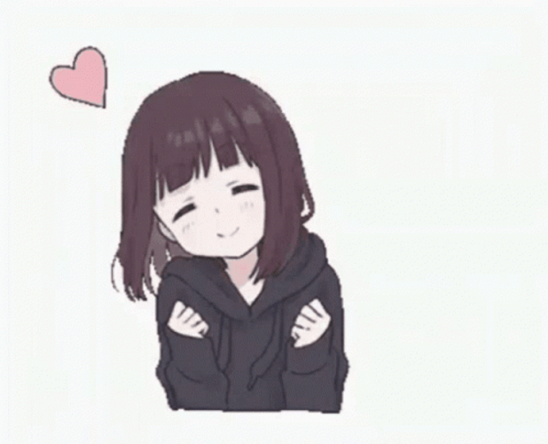 Cute Anime Menhera Happy Sway GIF