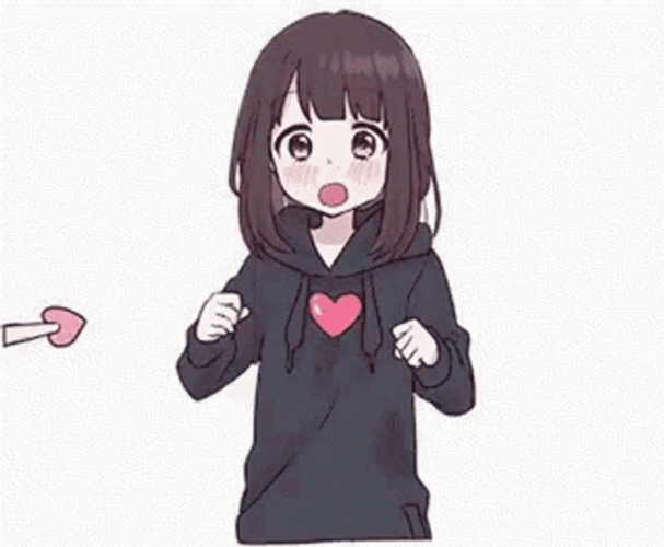 Cute Anime Menhera In Love GIF
