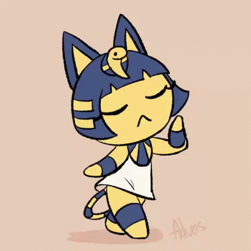 Cute Ankha Sexy Swagger GIF