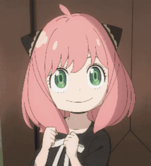 Cute Anya Forger Changing Facial Expression GIF