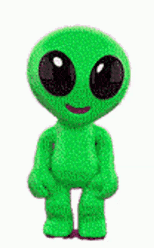 Cute Baby Alien Dancing GIF