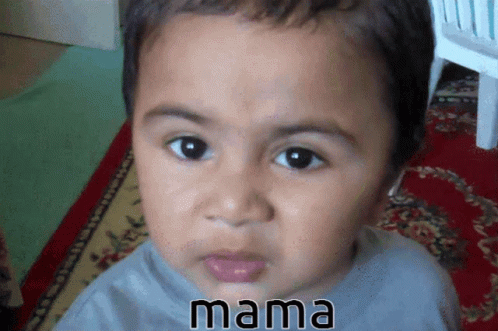 Cute Baby Asking For Mama GIF