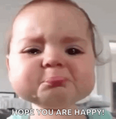 Cute Baby Crying Happy GIF