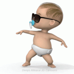 Funny Baby Dancing Gif