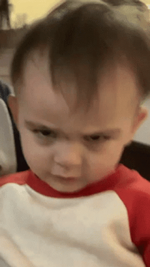 Cute Baby Evil Grin GIF