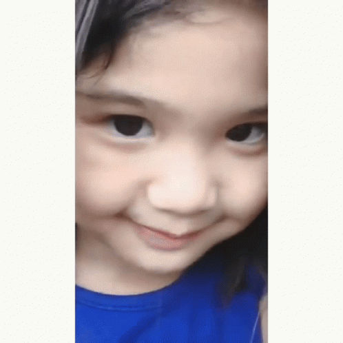 Cute Baby Girl Eye Brow Raise GIF