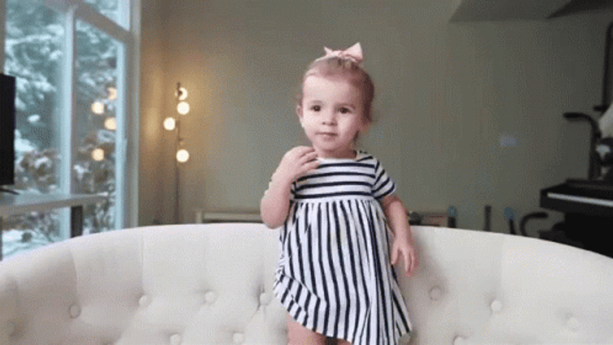 Cute Baby Muah Blowing Kiss GIF