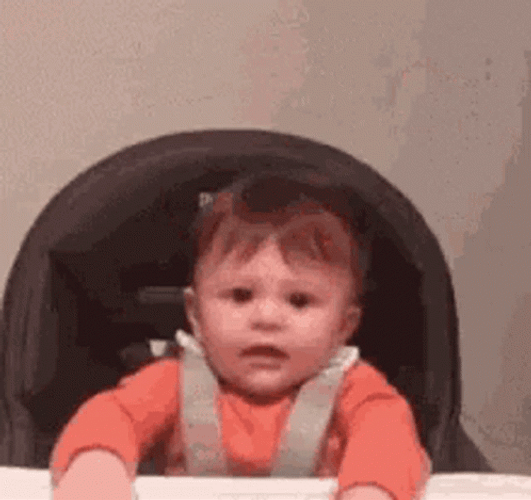 Cute Baby Raising Hand GIF