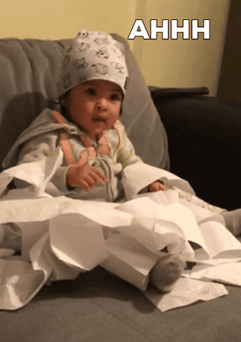 Cute Baby Saying Ahhh GIF