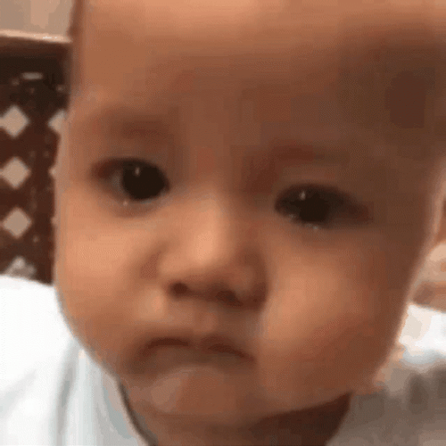 Cute Baby Silent Cry GIF