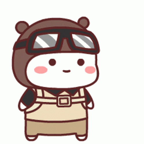 Cute Bear Aye Aye Yes Sir GIF