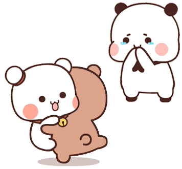 Cute Bear Cheaters Hug GIF