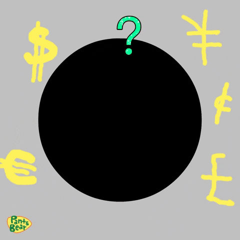 Cute Bear Confused On Money GIF