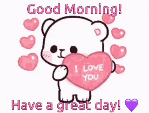 Cute Bear Have A Great Day GIF