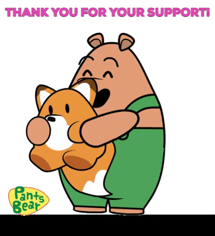 Cute Bear Hugging Squirrel GIF