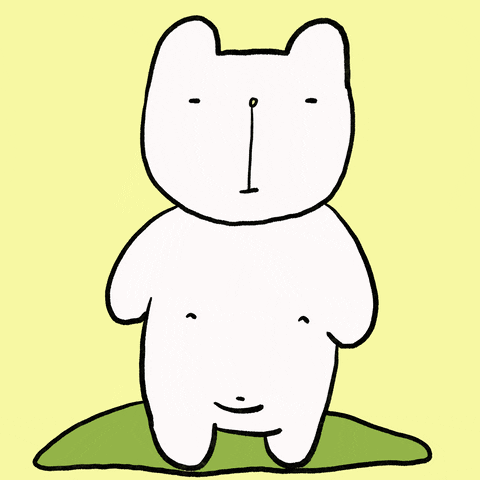 Cute Bear Smiling Tummy GIF