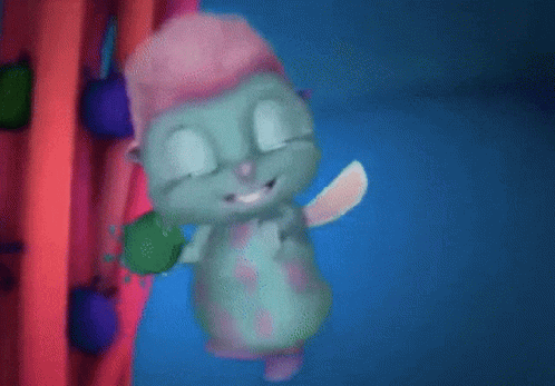 Cute Bibble Shocked Reaction GIF