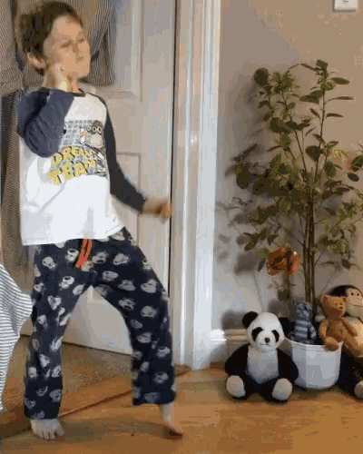 Cute Boy Dancing Thumbs Up Kid GIF