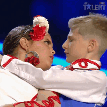 Cute Boy In Stage Beso GIF