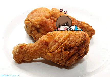 Cute Boy Love Kfc GIF