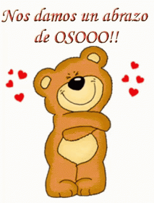 Cute Brown Bear Abrazo GIF