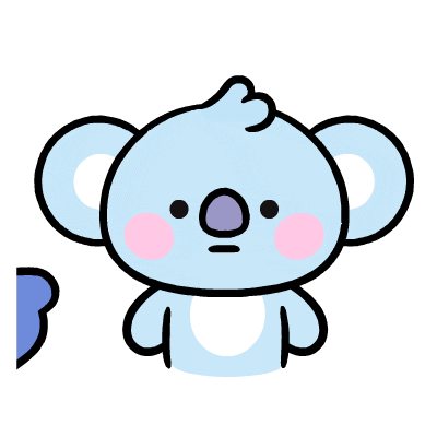 Cute Bt21 Koya Soft Cheeks Poke GIF