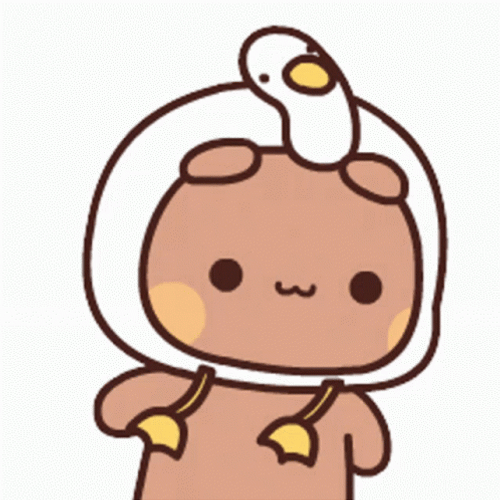 Cute Bubu Wiggle GIF