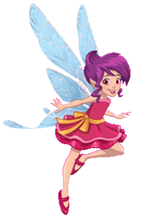 Cute Cartoon Kid Fairy GIF
