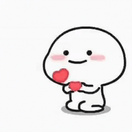 Cute Cartoon My Heart GIF