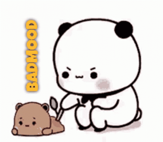 Cute Cartoon Panda Bear GIF