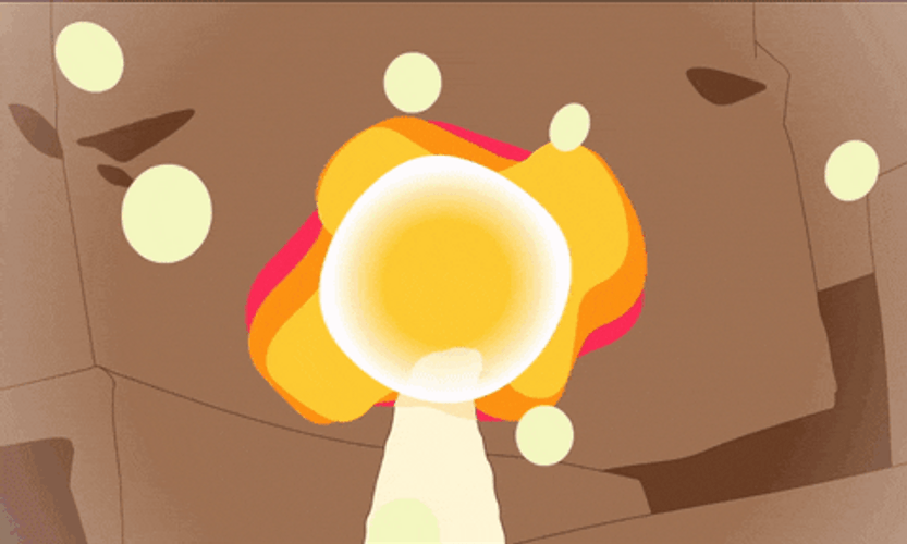 Cute Cartoon Super Shiro Fire GIF