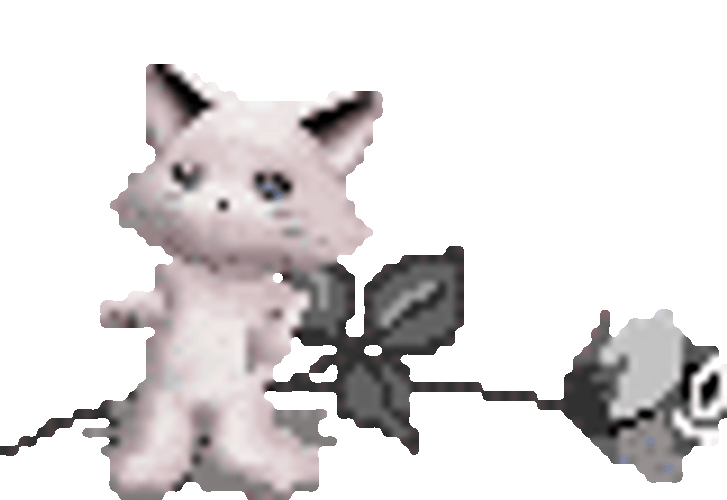Cute Cat Pixel Dancing GIF