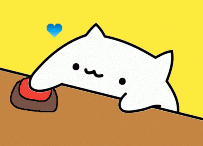 Cute Cat Pressing Easy Button GIF GIFDB