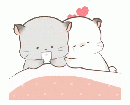 Cute Cats Morning Hugs GIF