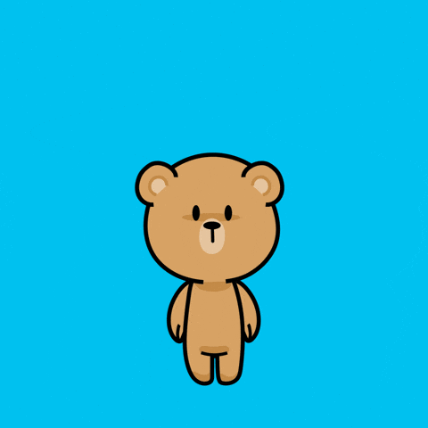 Cute Chibi Bear Saying Sorry GIF