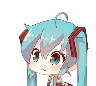 Cute Chibi Hatsune Miku Plump Cheeks GIF