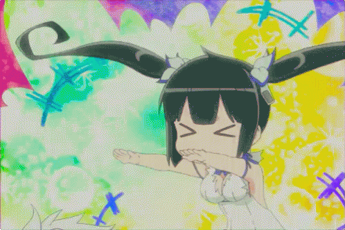 Cute Chibi Hestia Danmachi GIF