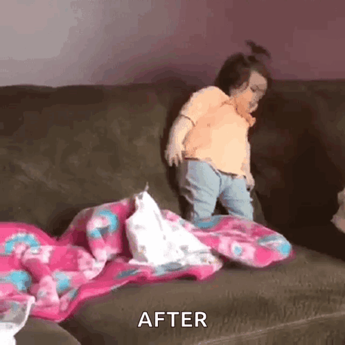 Cute Child Sleepy Meme GIF