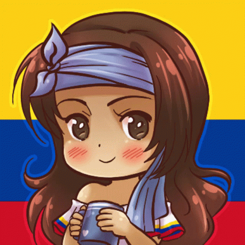 Cute Colombia Chibi GIF