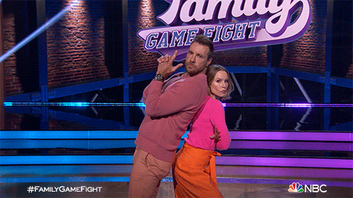 Cute Couple In A Game Show GIF