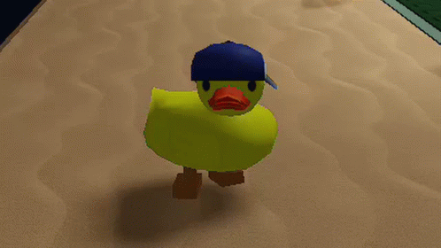 Cute Cup Duck Spinning GIF