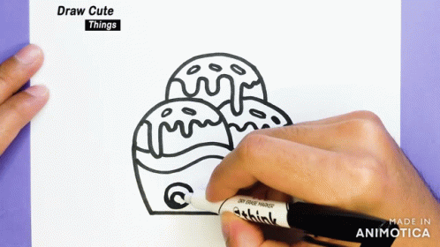 Cute Cupcake Sketch Tuesday GIF