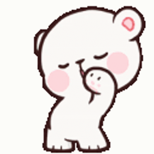 Cute Dancing Milk Bear GIF