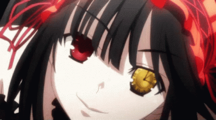 Cute Date A Live Kurumi Bleh GIF