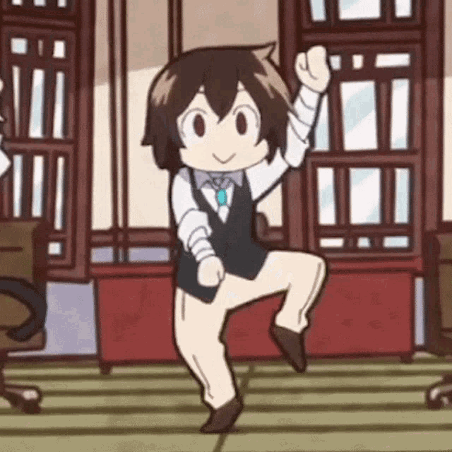 Cute Dazai Anime Dancing GIF