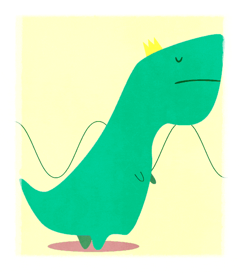 Cute Dinosaur T-rex GIF